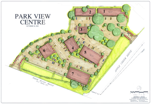 Parkview Centre building plans